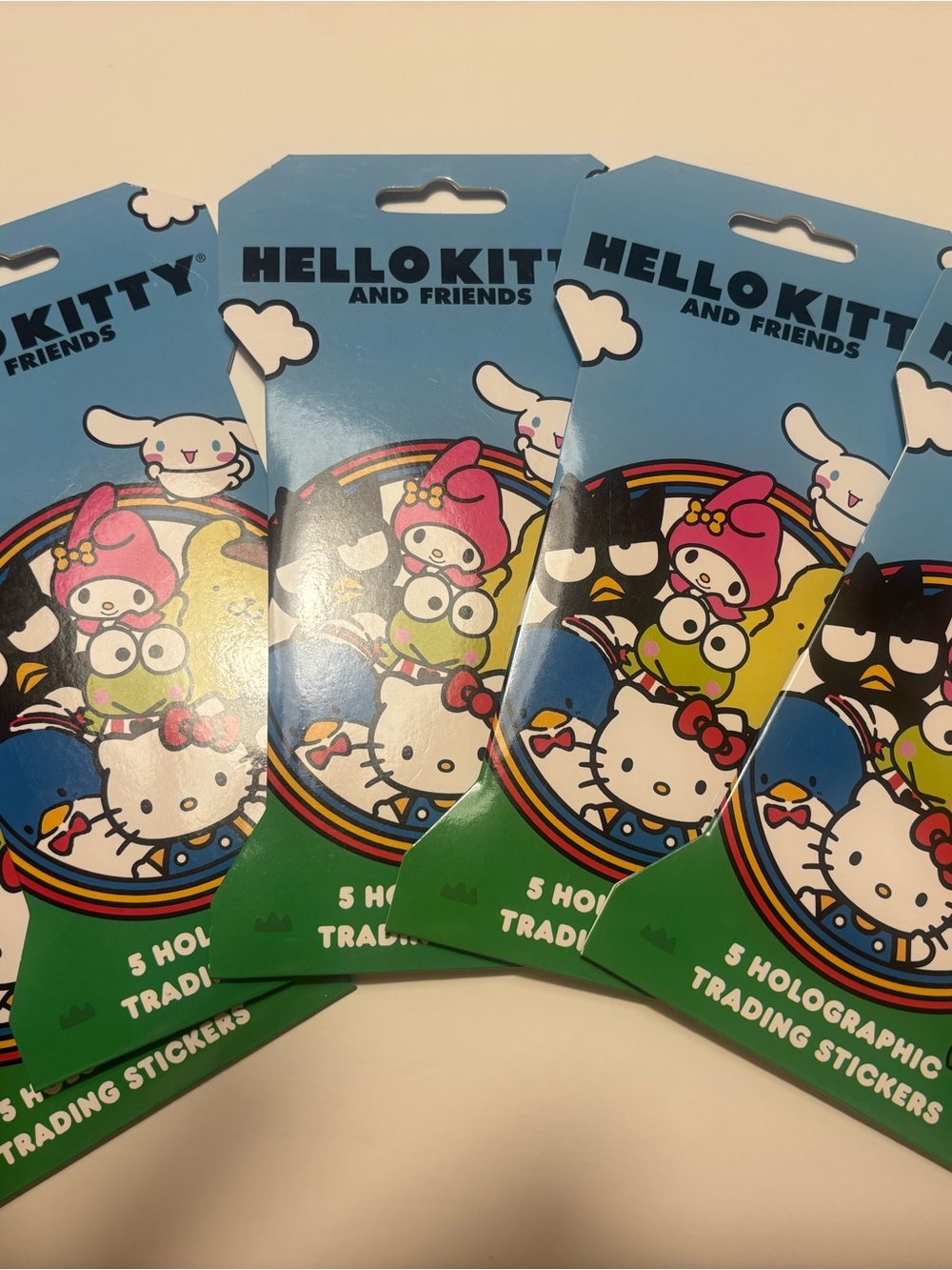 Sanrio Hello Kitty Holographic Trading Stickers